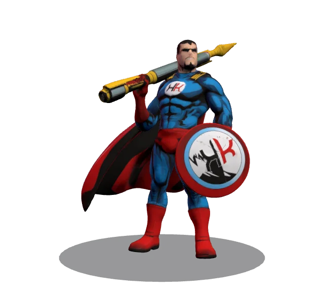 Captain Copy, a Kreatív Kontroll kabalafigurája