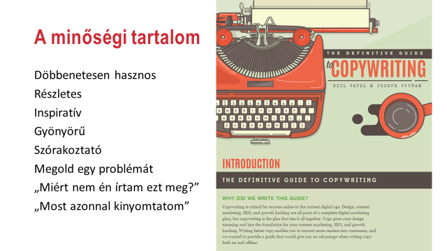 minőségi tartalom