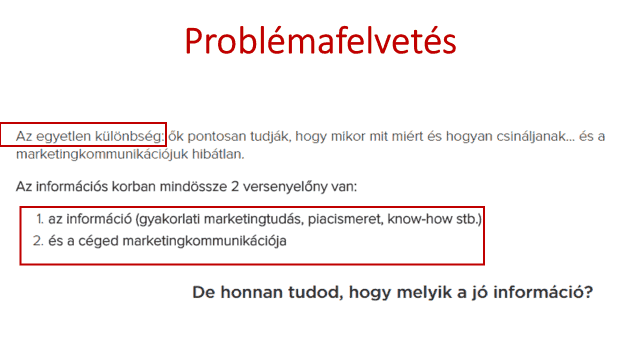 reklámszöveg elemzése