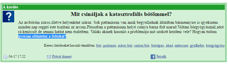 Gyakorikérdések