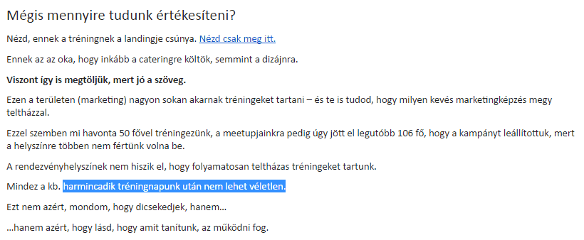 reklámszövegben hitelességelem