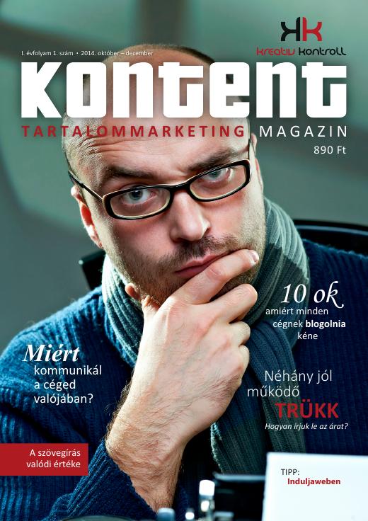 Kontent magazin: I. évfolyam 1. szám