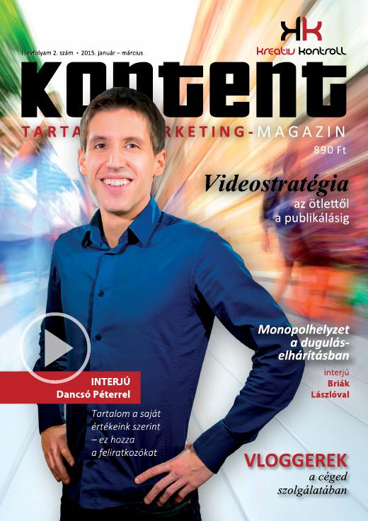Kontent magazin: II. évfolyam 1. szám