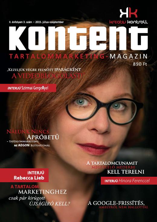 Kontent magazin: II. évfolyam 3. szám