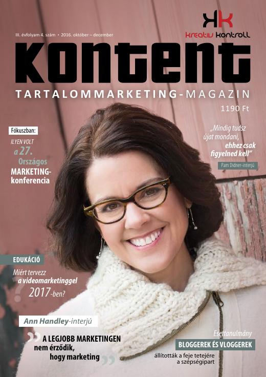 Kontent magazin: III. évfolyam 4. szám