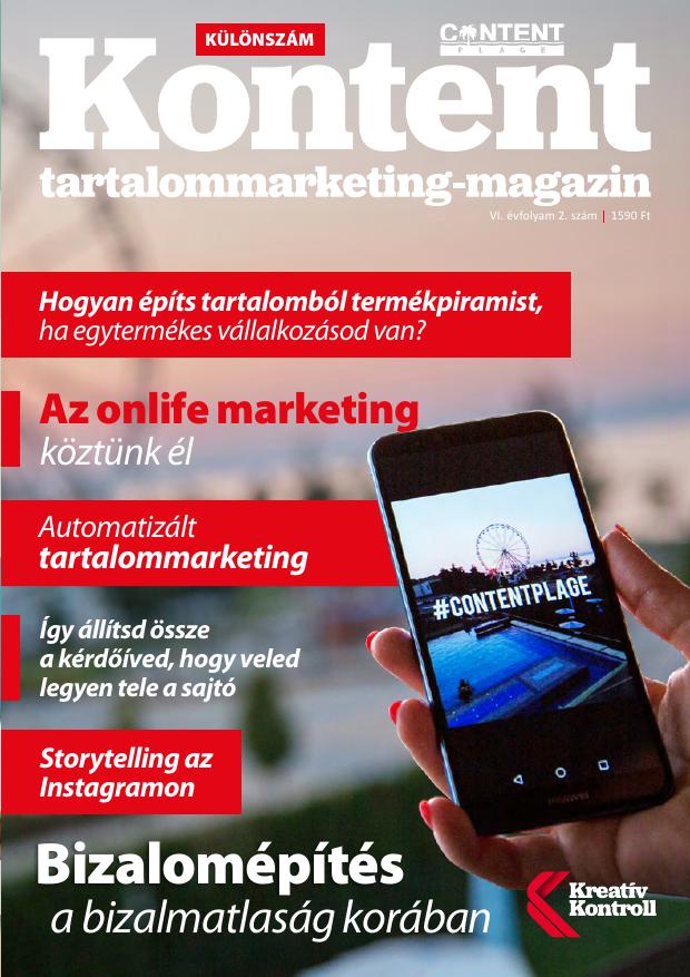Kontent magazin: VI. évfolyam 2. szám (különszám)